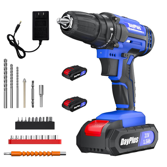 Berbequim Sem Fios 48V Max – Kit com 2 Baterias e Acessórios